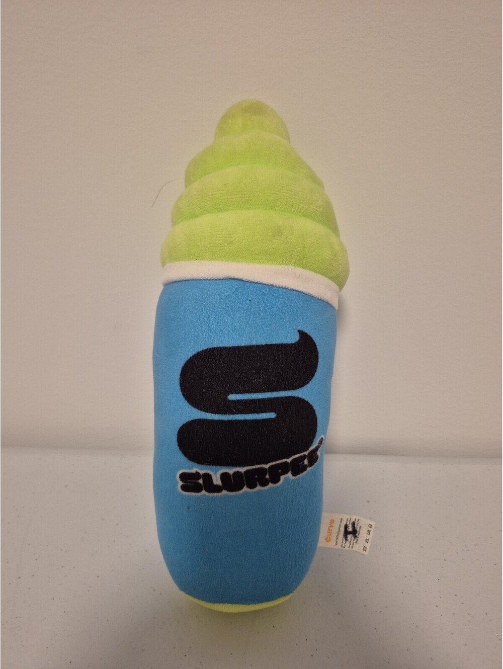 Seven Eleven 7-11 Slurpee Plush Toy Blue Green Slushie Drink 11"